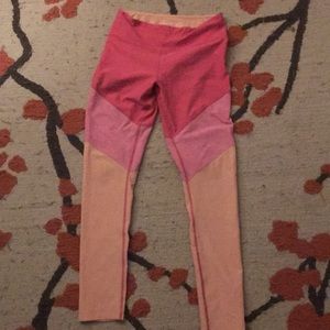 Outdoor Voices Pink Spring Leggings